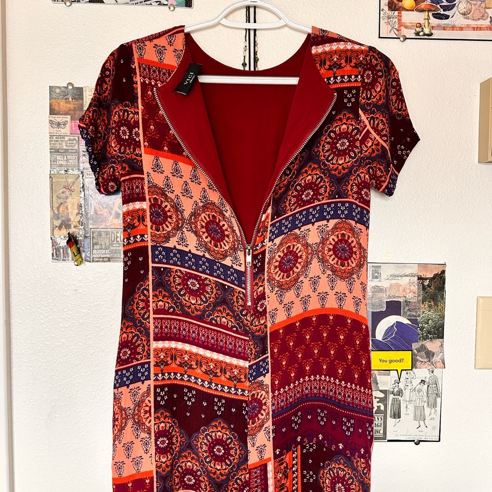 Patchwork Mini Dress - Picture 3 of 5
